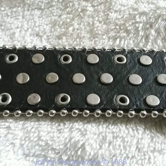 Black & Chrome & Glitter XXXXXXXX large Designer Belt main image 4